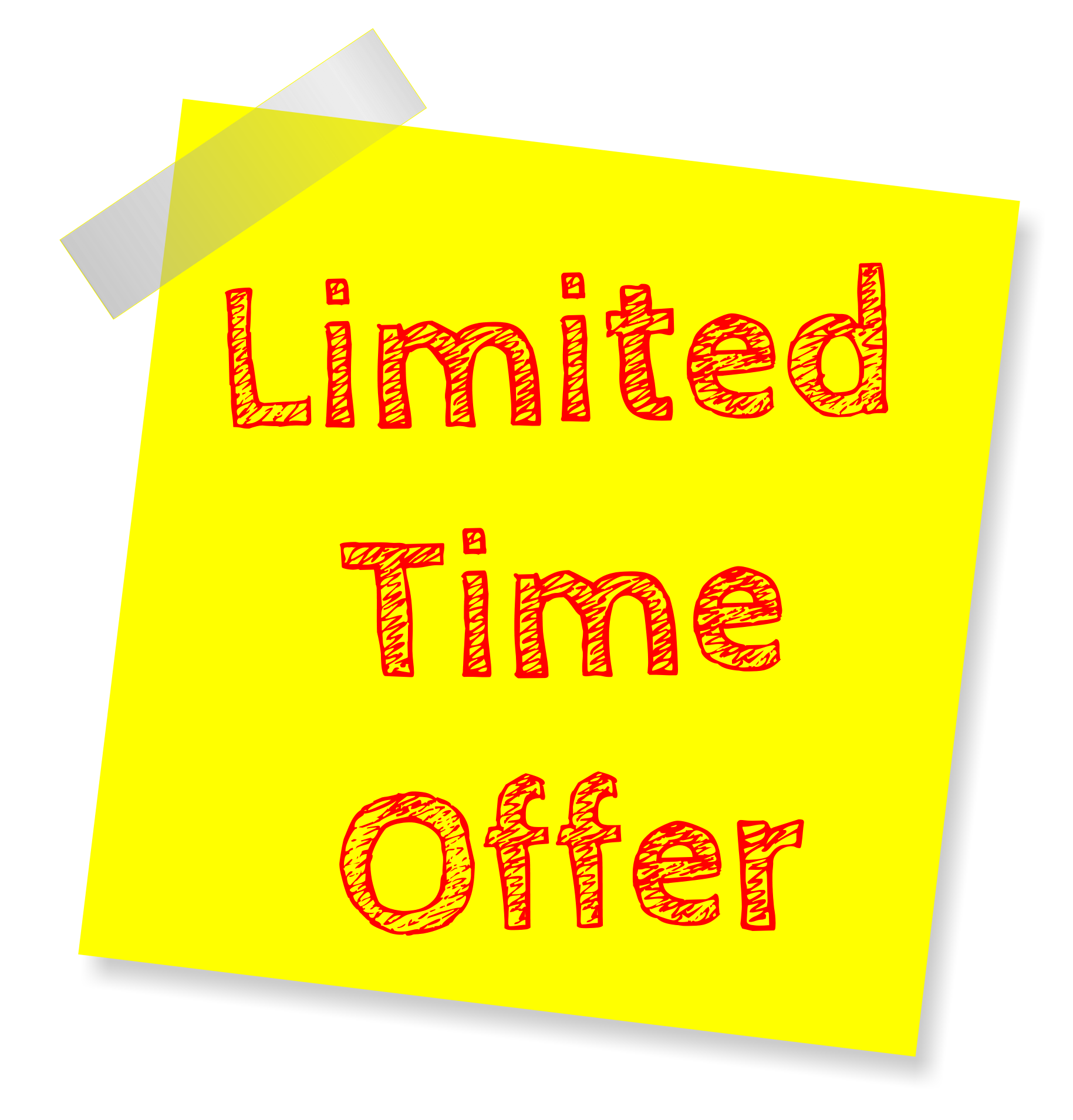 Limited Time Offer Banner